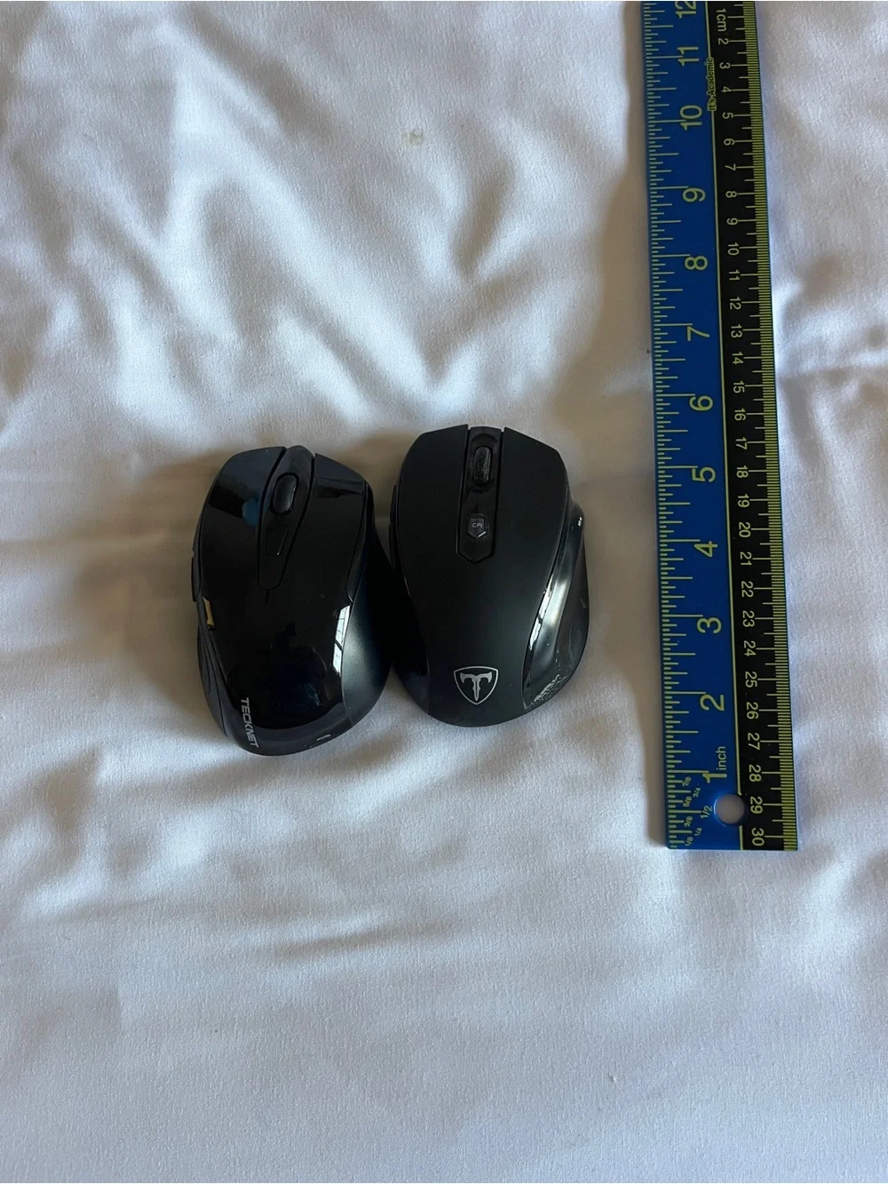 Wireless Black Computer Mice - Ergonomic Pair